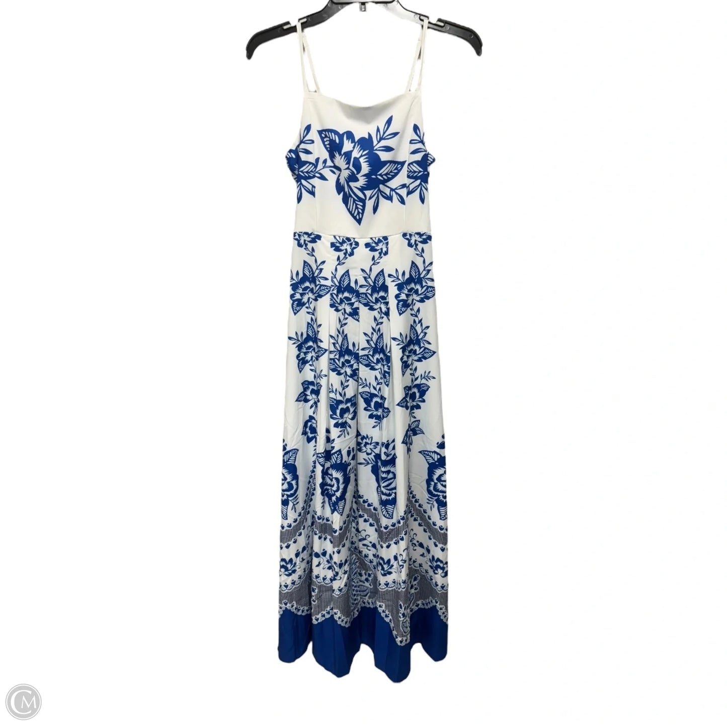 Dress Casual Maxi Unbranded In Blue & White, Size: Xl