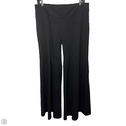 Pants Wide Leg By Ing In Black, Size: L