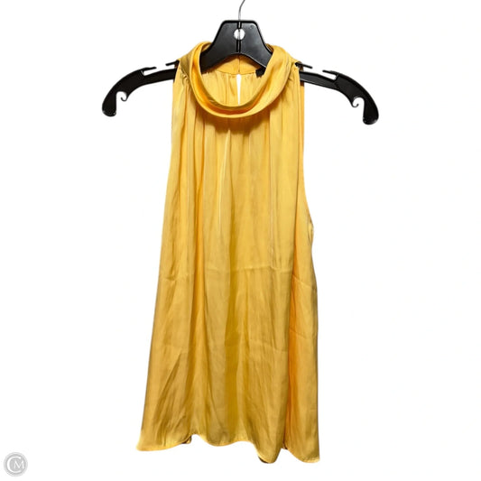 Top Sleeveless By Ann Taylor In Yellow, Size: S