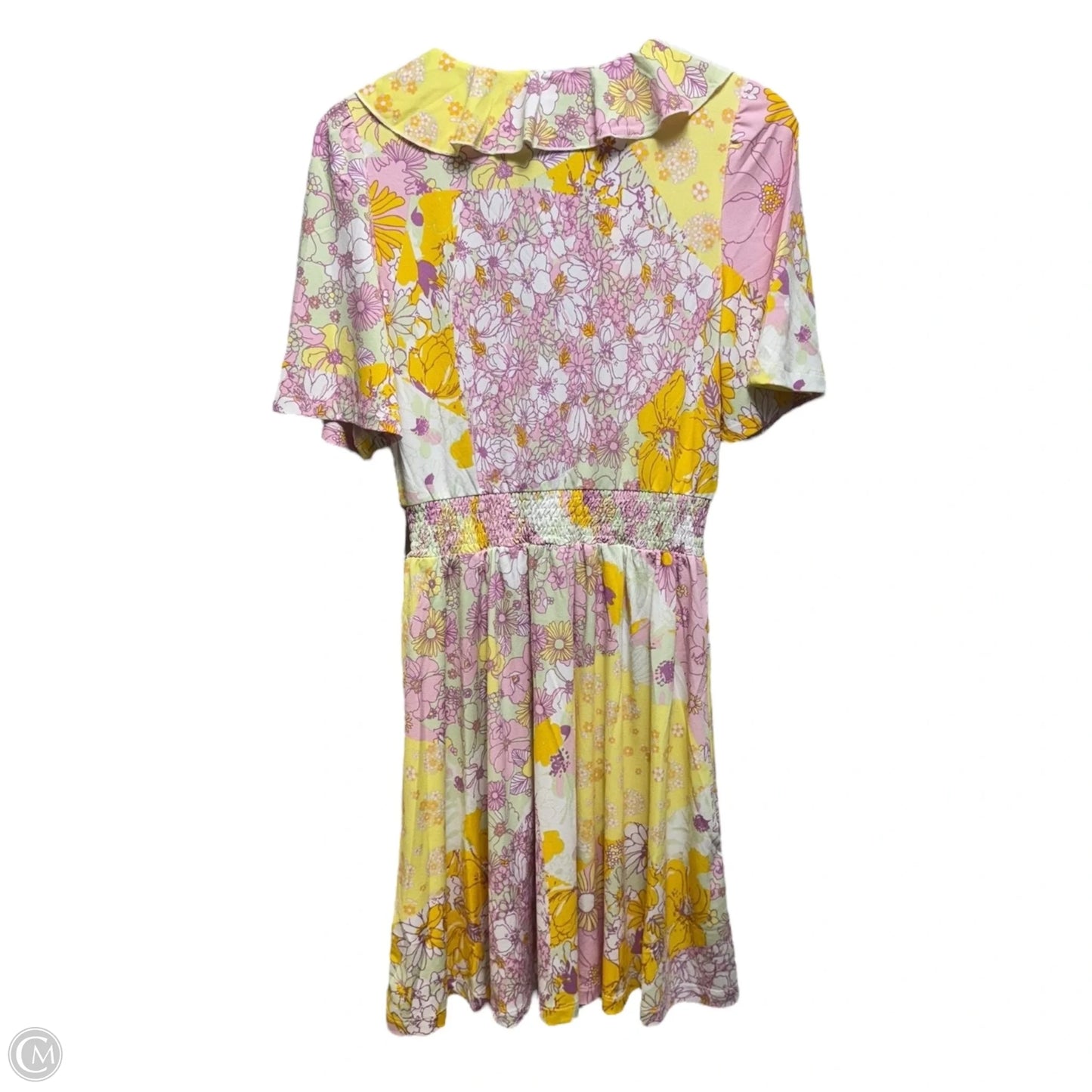 Marvelous Flower Medley Surplice Dress By Modcloth In Multi-colored, Size: M