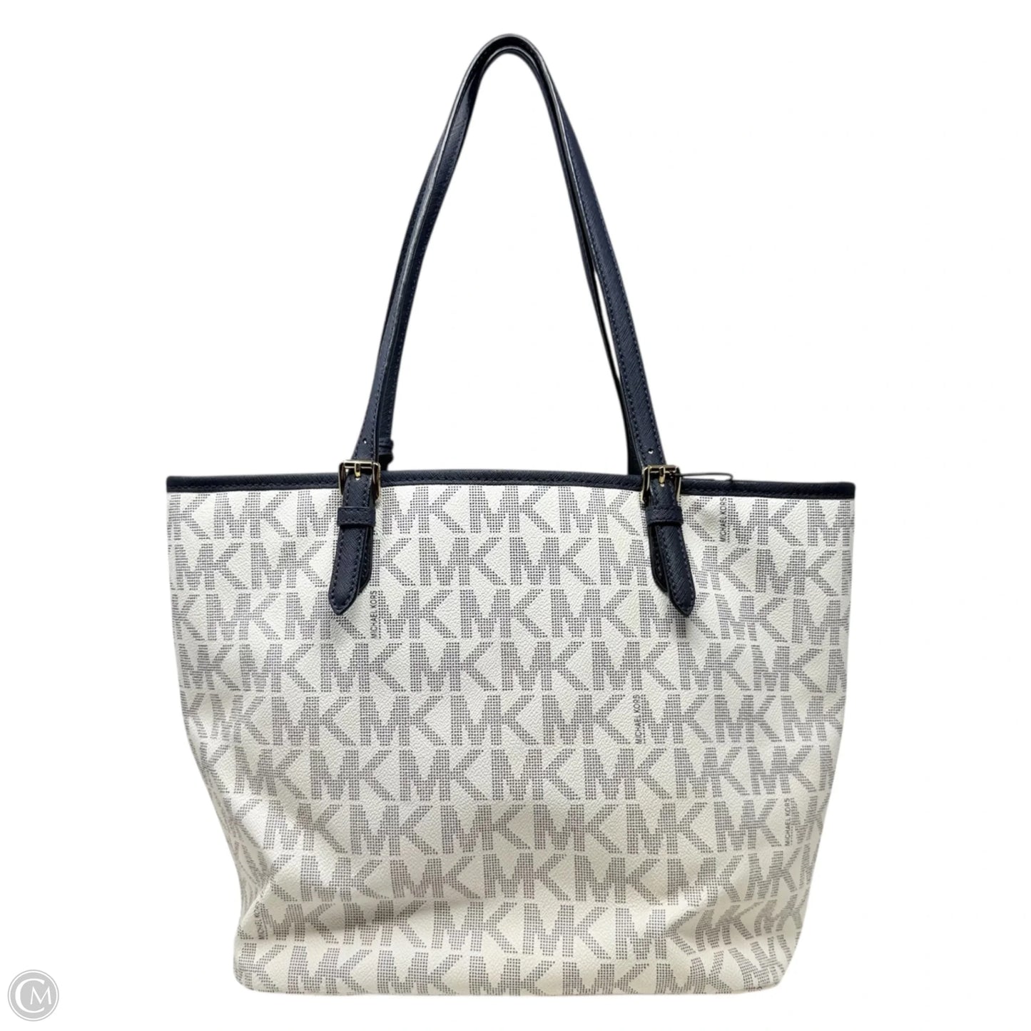 Jet Set Snap Pocket Tote By Michael By Michael Kors In Signature Canvas, Size: Large