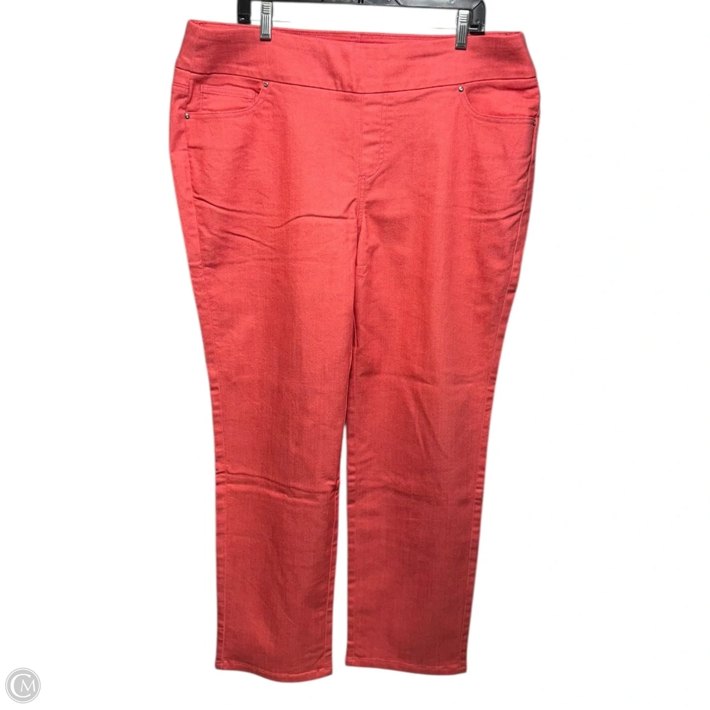 Pants Cropped By Denim And Company In Orange, Size: 20
