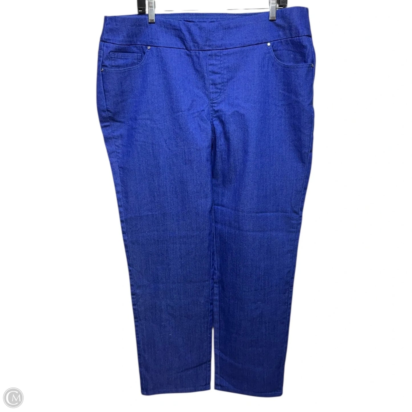 Pants Cropped By Denim And Company In Blue, Size: 20