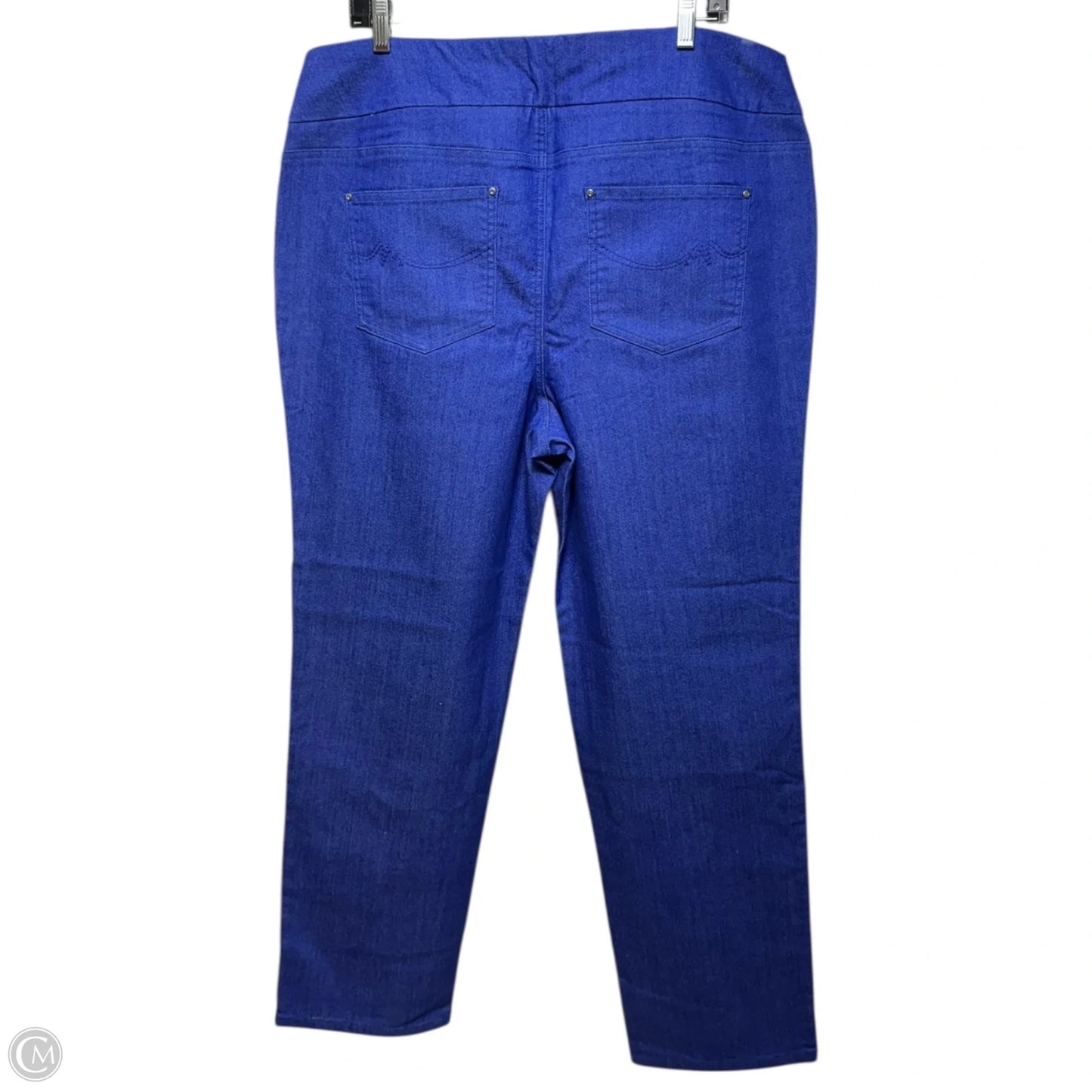 Pants Cropped By Denim And Company In Blue, Size: 20