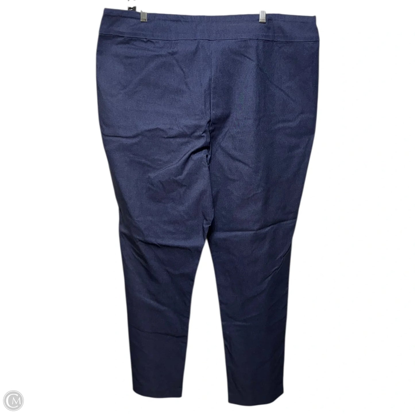 Pants Cropped By Marla Wynne In Blue, Size: 20