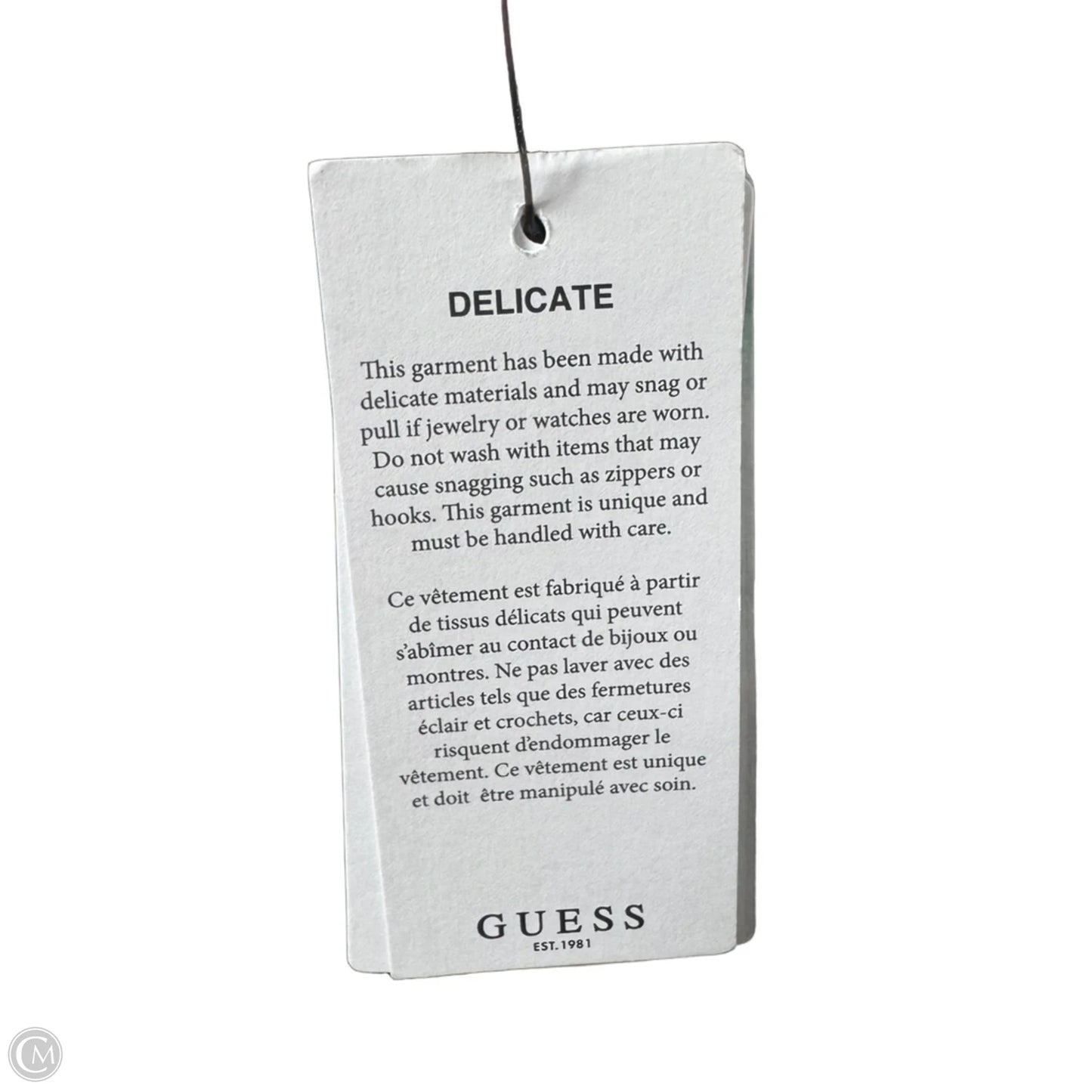Top Sleeveless By Guess In Tropical Print, Size: M