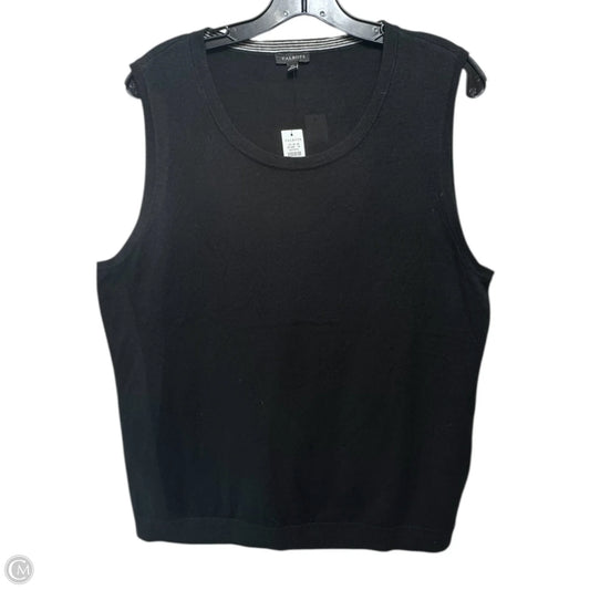 Top Sleeveless By Talbots In Black, Size: Xl
