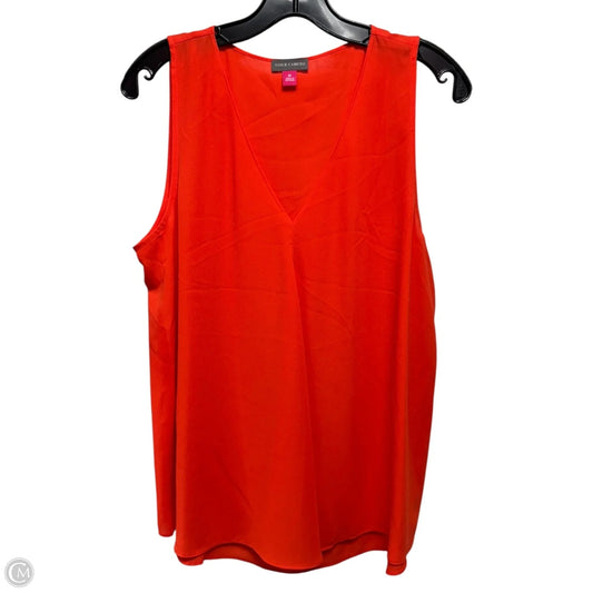 Top Sleeveless By Vince Camuto In Orange, Size: M