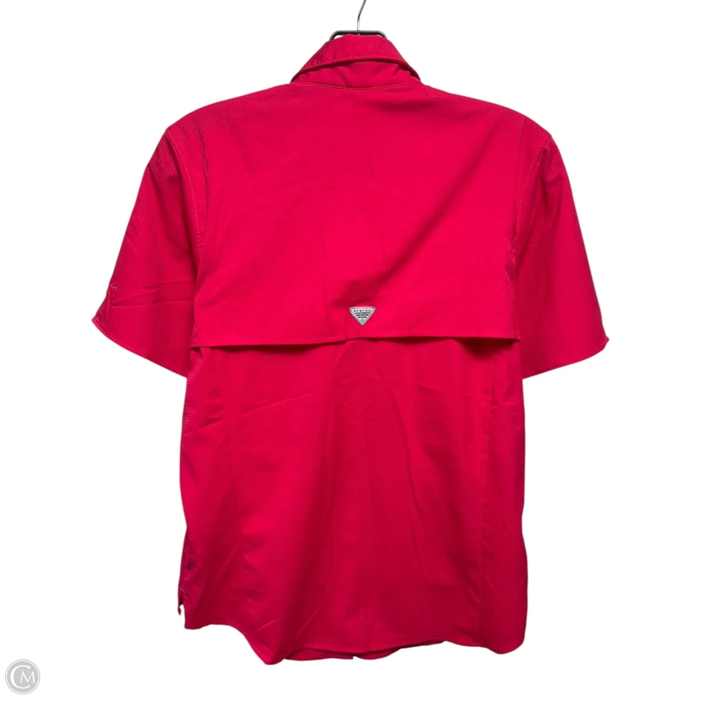 Athletic Top Short Sleeve By Columbia In Pink, Size: S