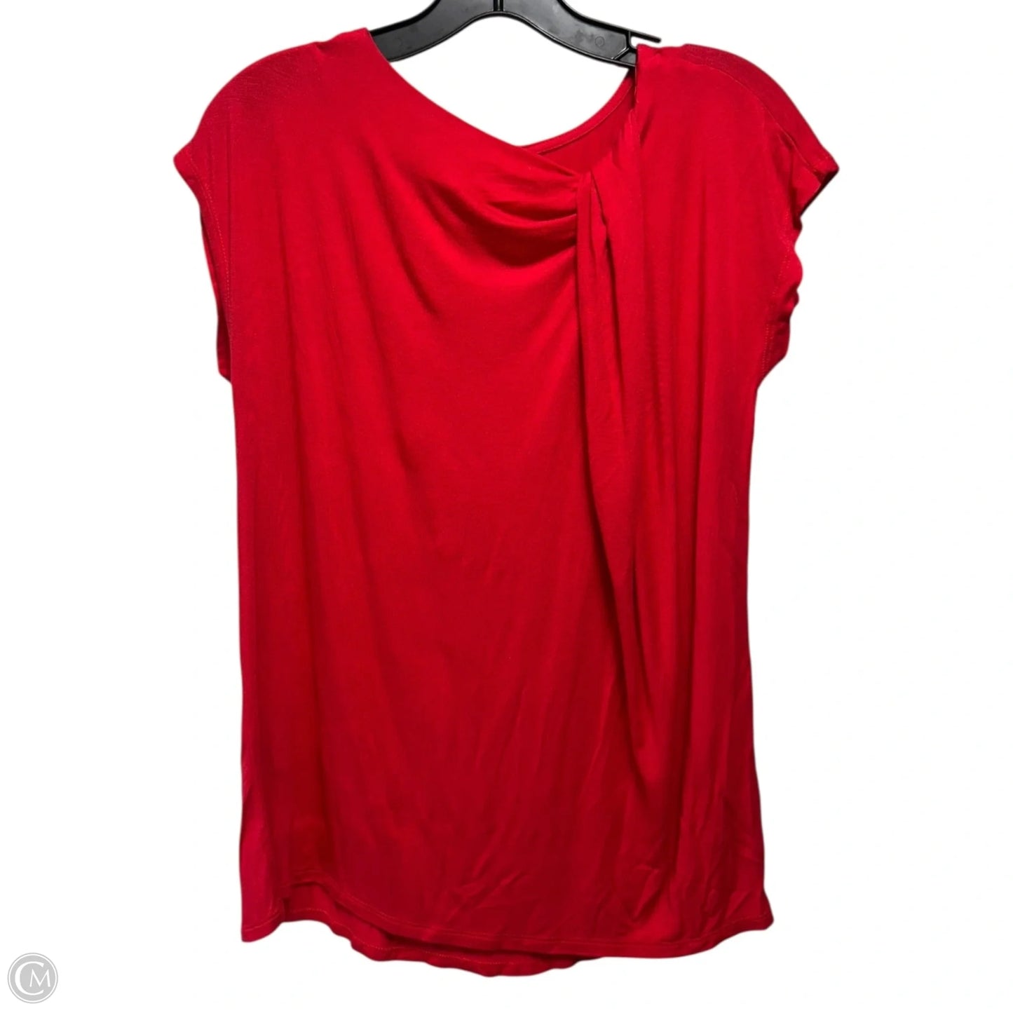 Top Short Sleeve By Bobeau In Red, Size: M