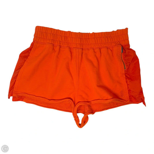 Halfway There French Terry Shorts By Free People Movement In Orange, Size: L