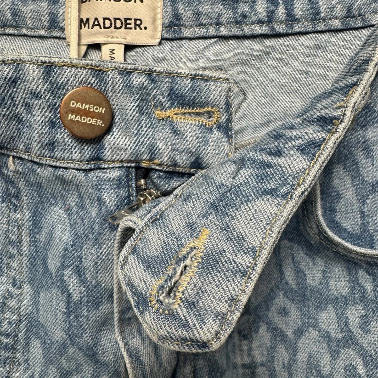 Drew Straight Leg Jeans By Damson Madder X Anthropologie In Leopard Laser, Size: 8