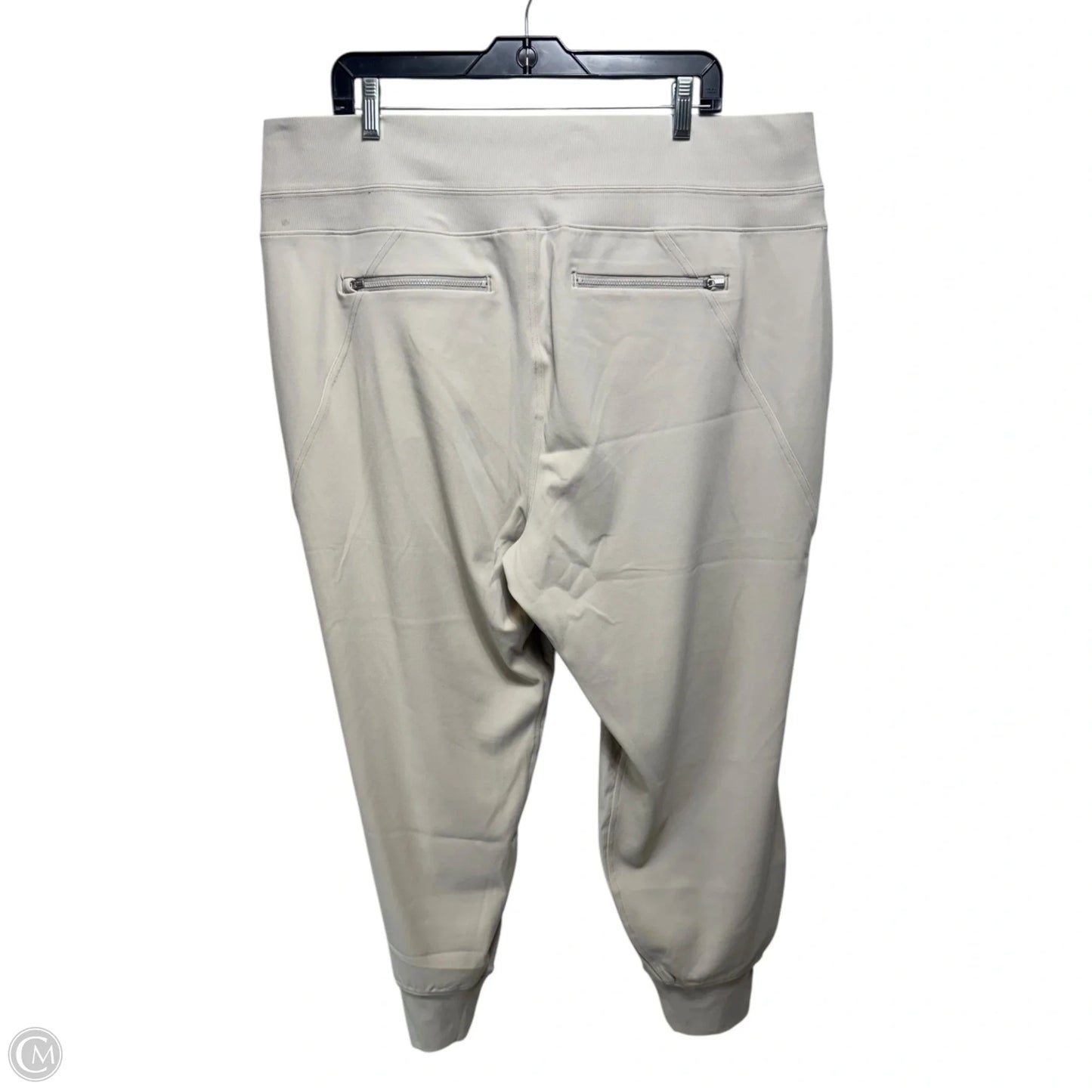 Athletic Leggings By Athleta In Taupe, Size: 2x