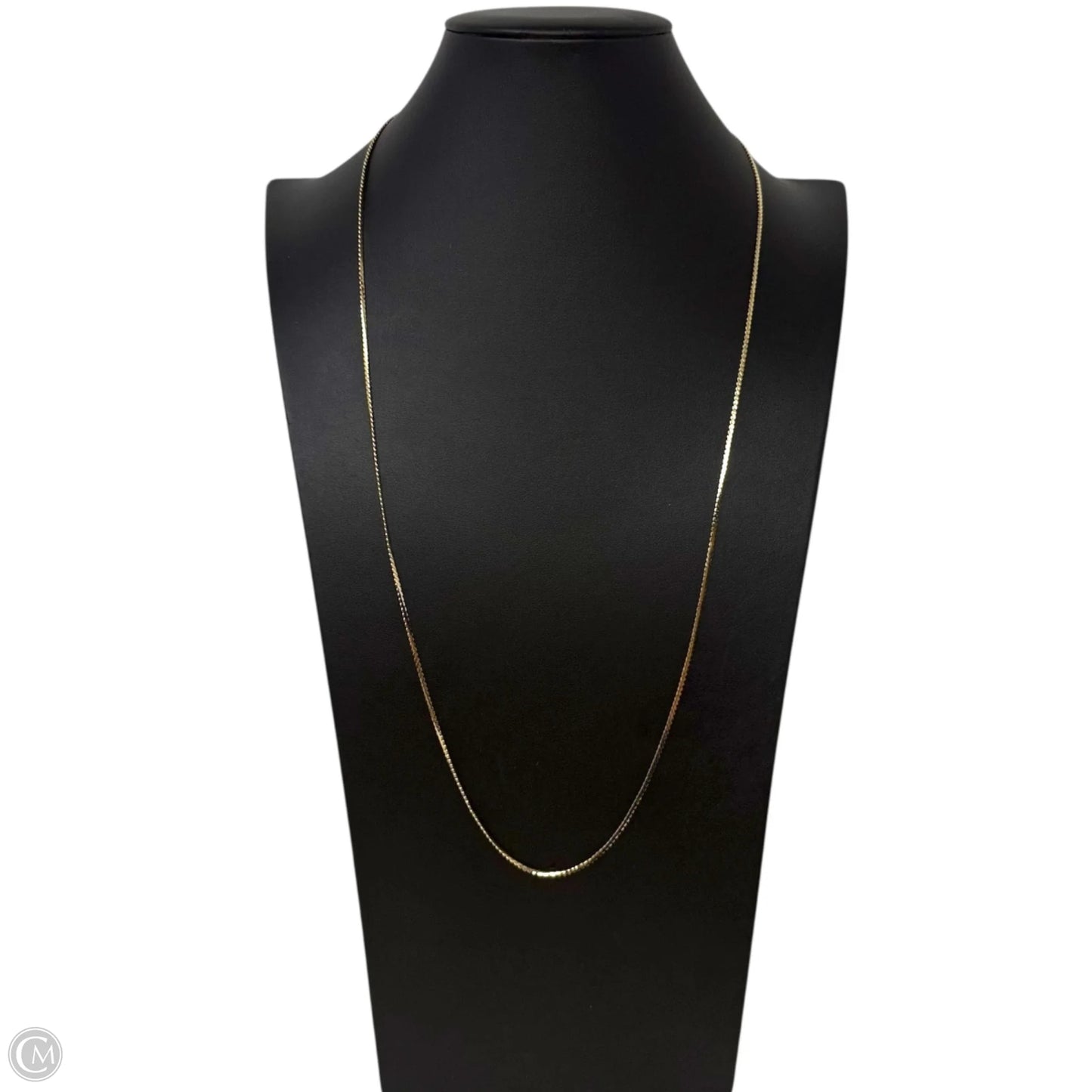Gold Tone Chain Necklace By Monet