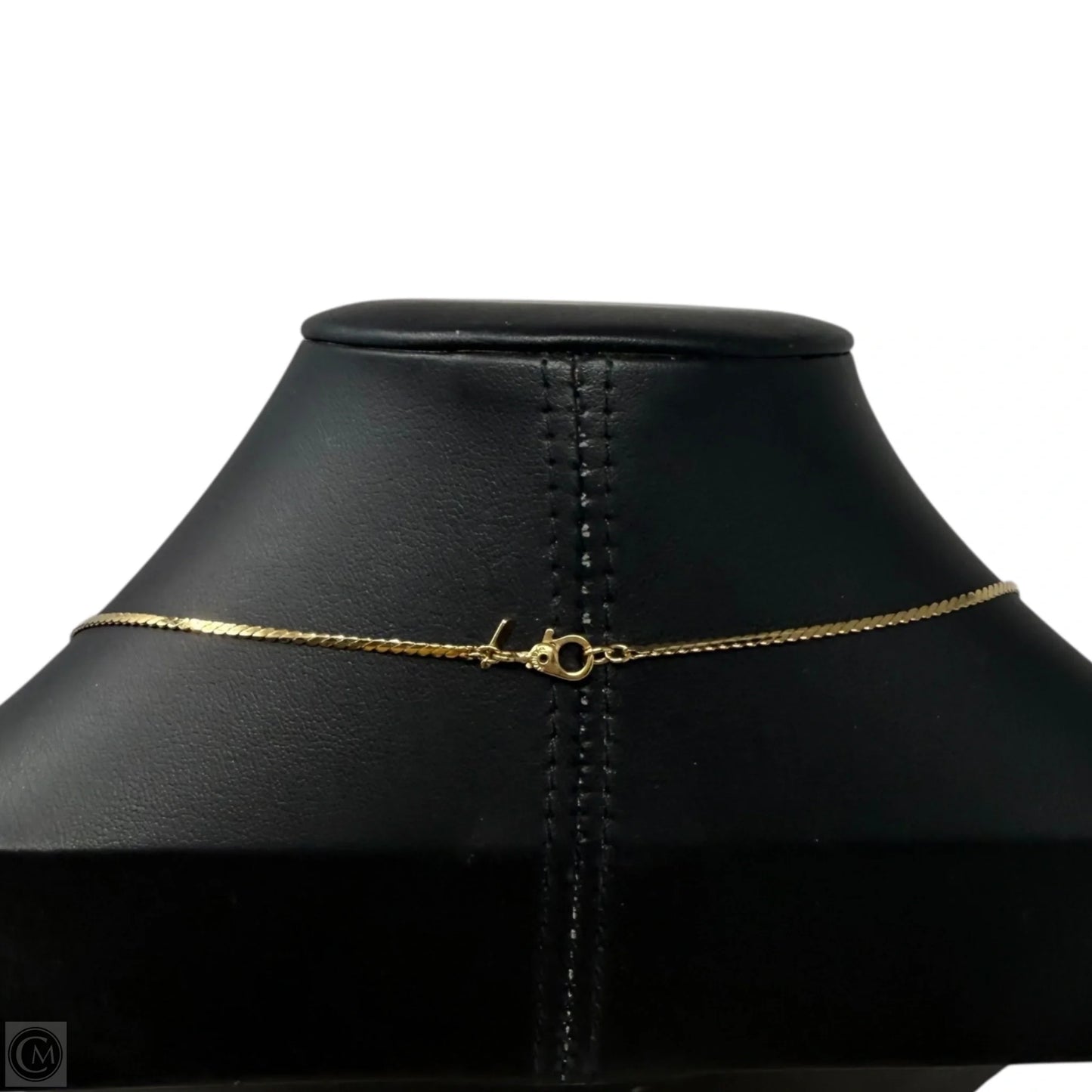 Gold Tone Chain Necklace By Monet