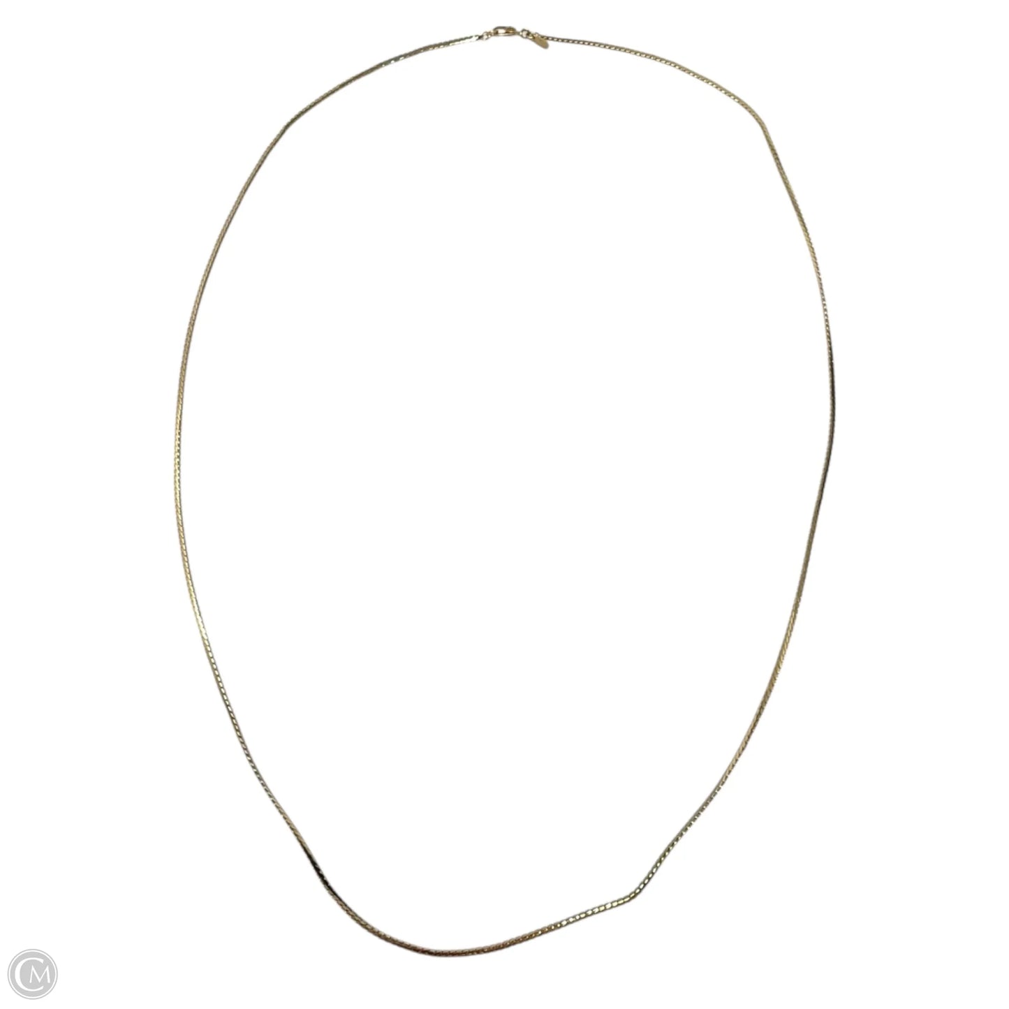 Gold Tone Chain Necklace By Monet