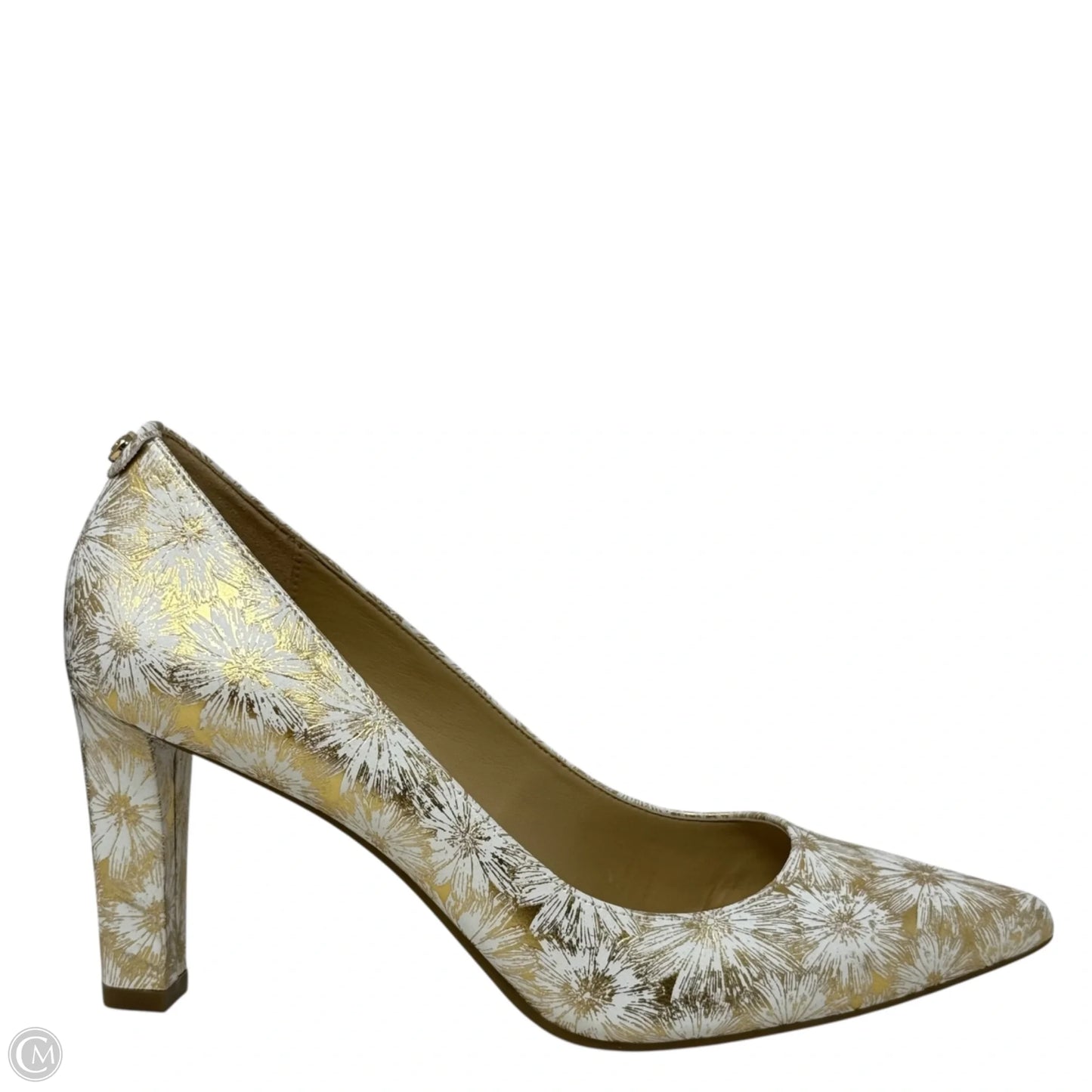 Abby Flex Pumps By Michael By Michael Kors In Gold & White, Size: 10