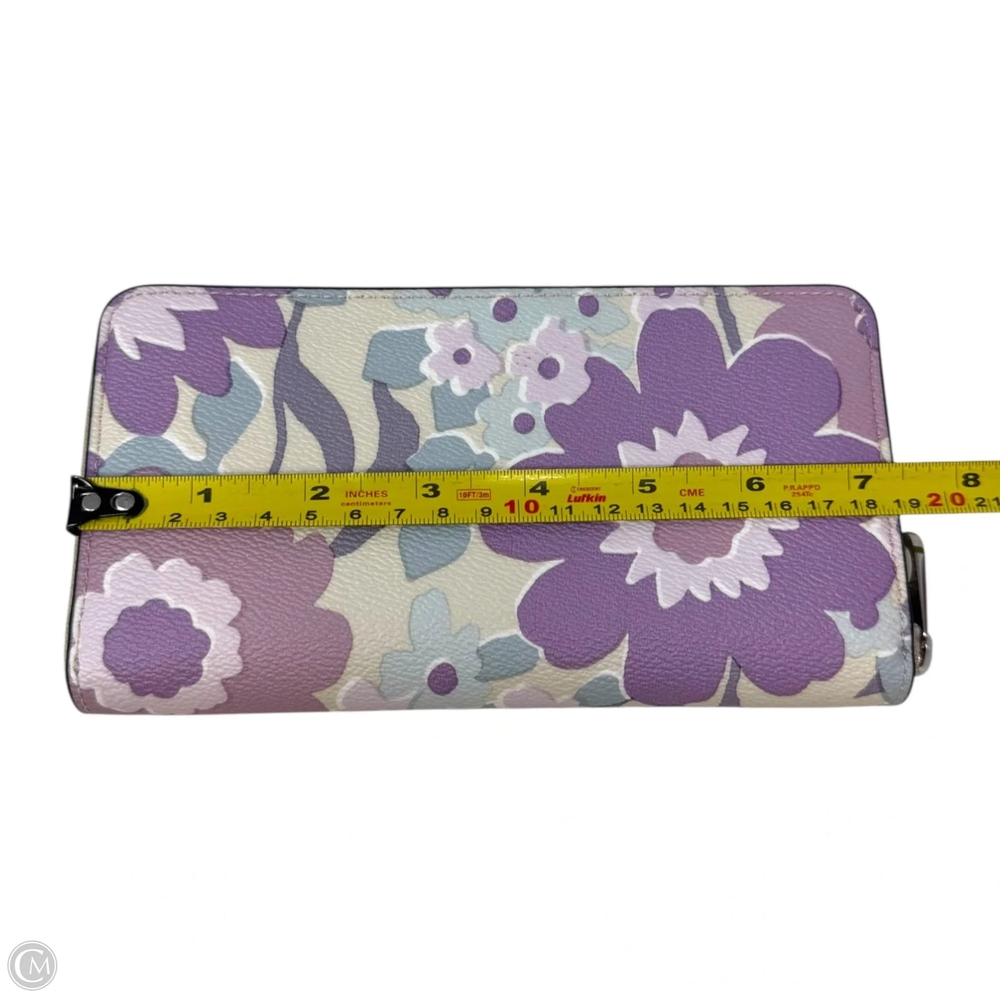 Zip Around Wallet Designer By Coach, Size: Large