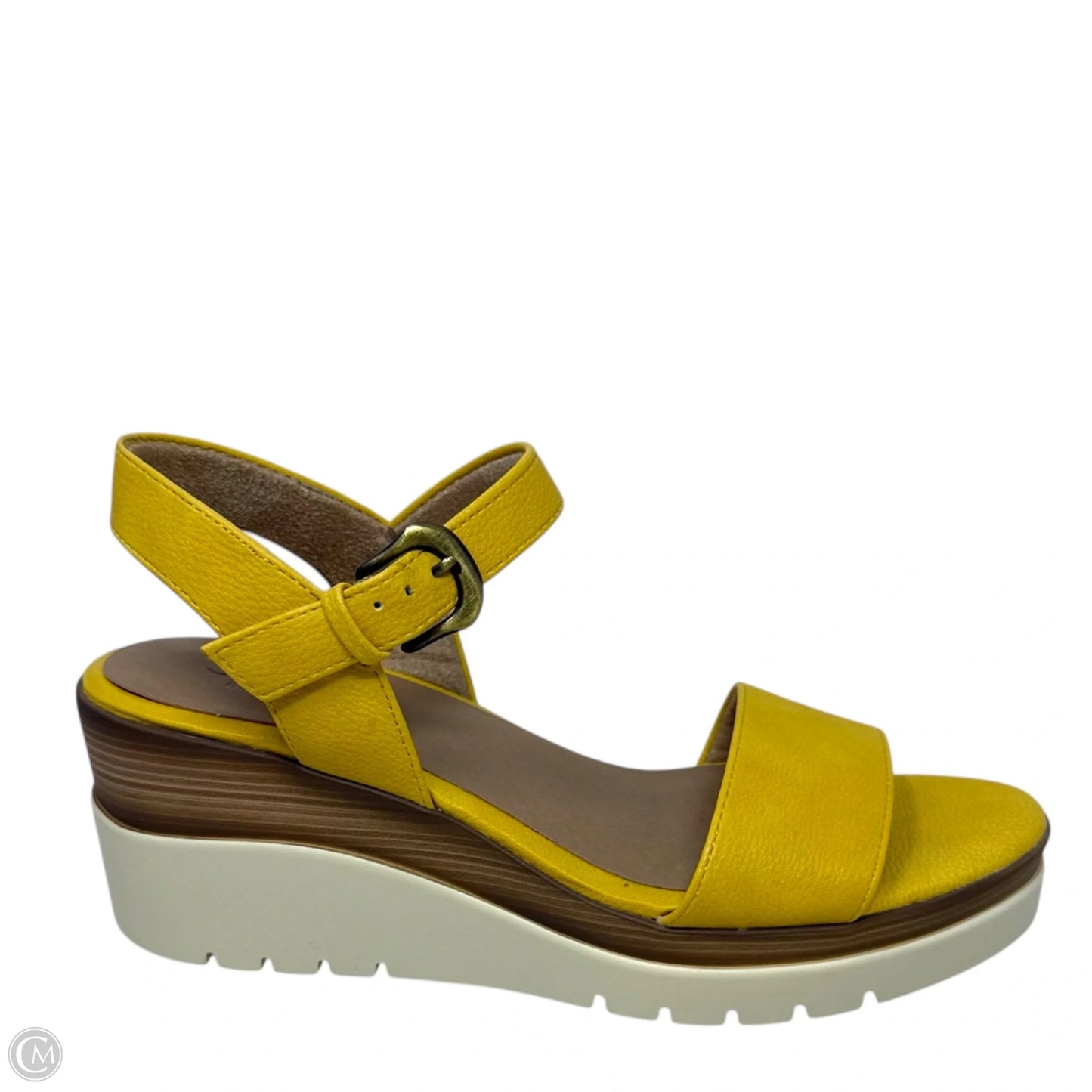 Graciela Wedge Sandals By Soul By Naturalizer In Yellow, Size: 7