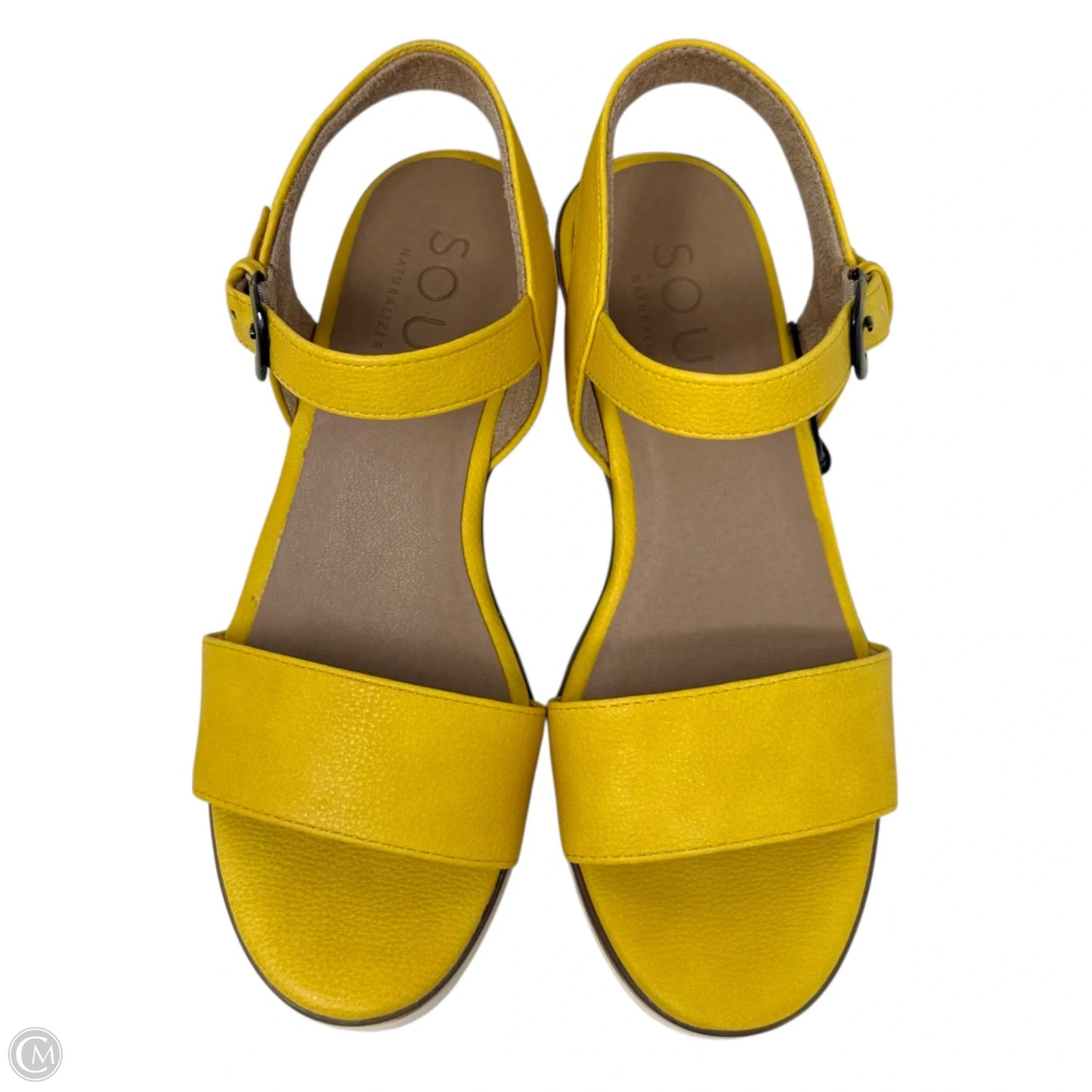 Graciela Wedge Sandals By Soul By Naturalizer In Yellow, Size: 7