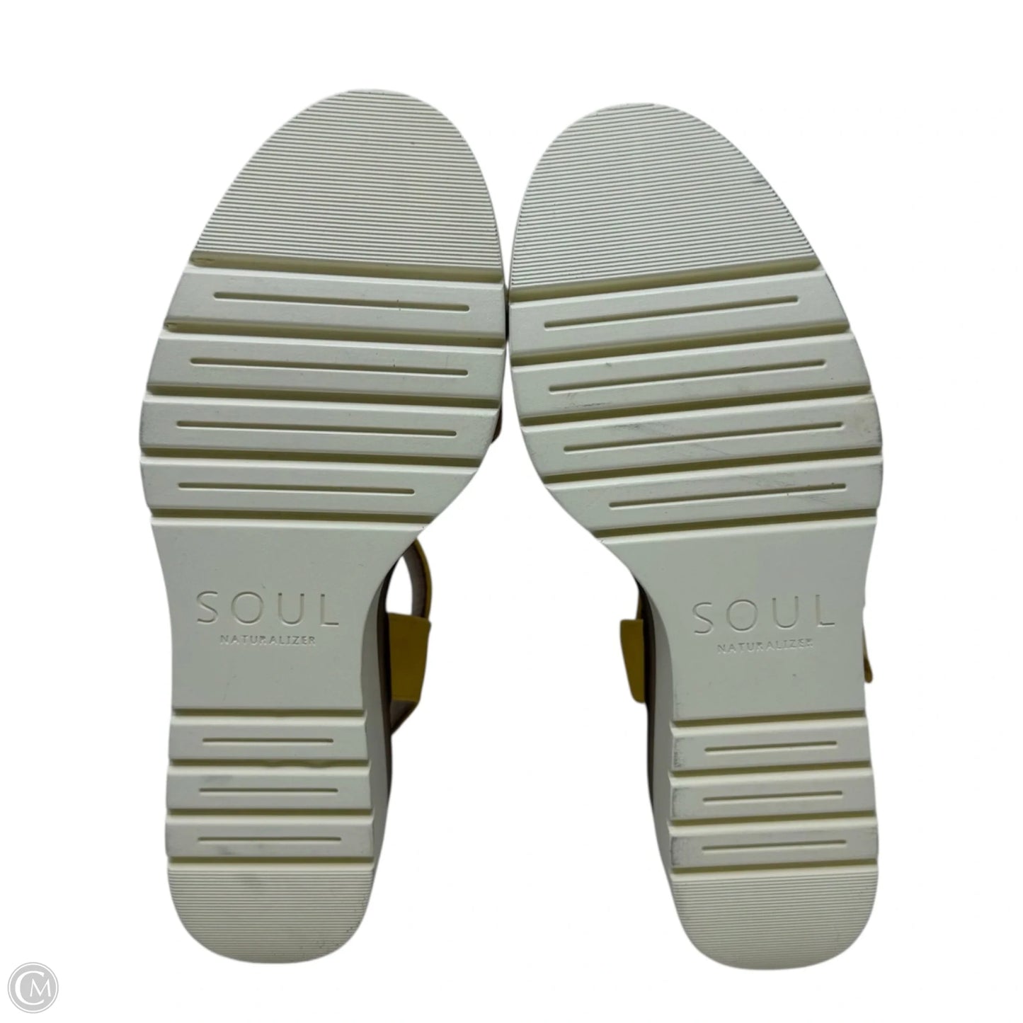 Graciela Wedge Sandals By Soul By Naturalizer In Yellow, Size: 7
