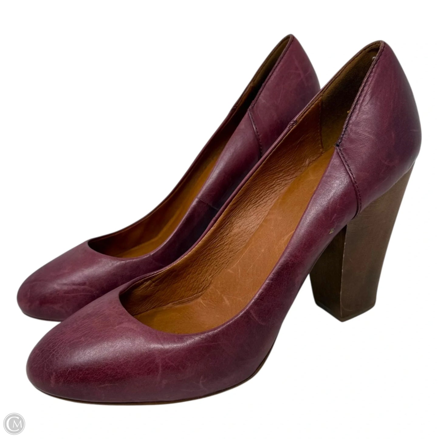 The Frankie Pump By Madewell In Maroon, Size: 10