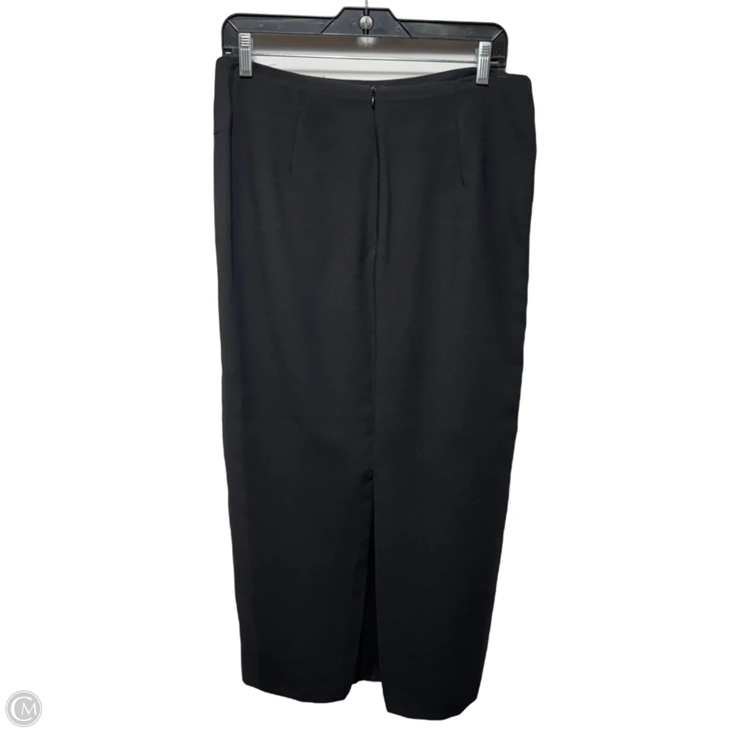 Back Slit Skirt Maxi By Zara In Black, Size: L