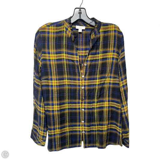 Top Long Sleeve By J. Jill In Multi-colored, Size: L p
