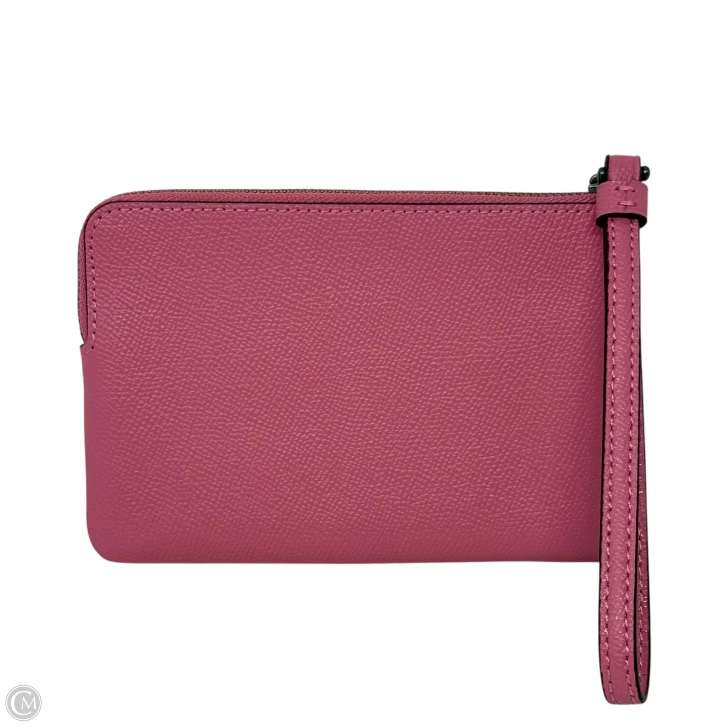 Corner Zip Wristlet Designer By Coach, Size: Small
