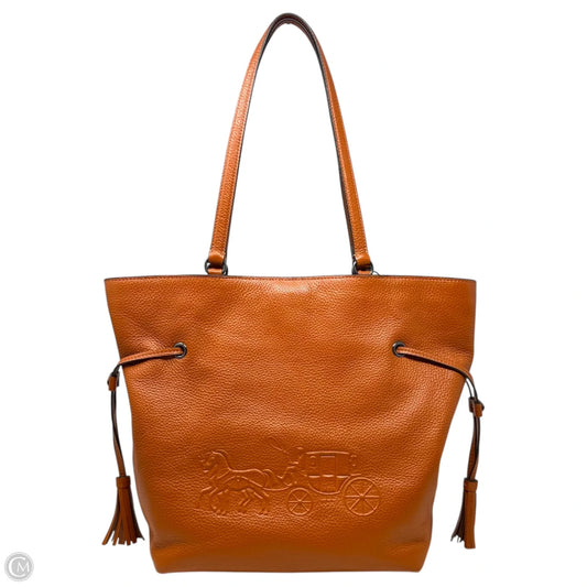 Andy Tote With Horse & Carriage Tote Designer By Coach, Size: Medium