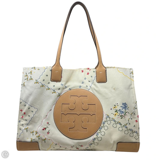 Ella Large Floral Canvas Tote Designer By Tory Burch, Size: Large