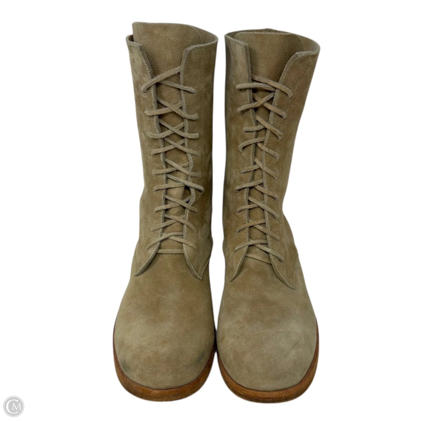Rainfall Lace-Up Boot By Peter Nappi X Free People In Tan, Size: 7.5