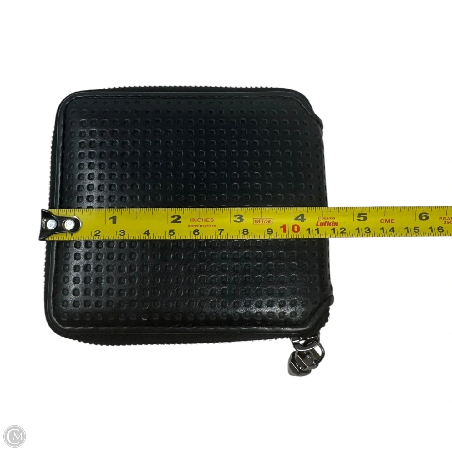 Perforated Zip Bifold Wallet Designer By All Saints, Size: Small