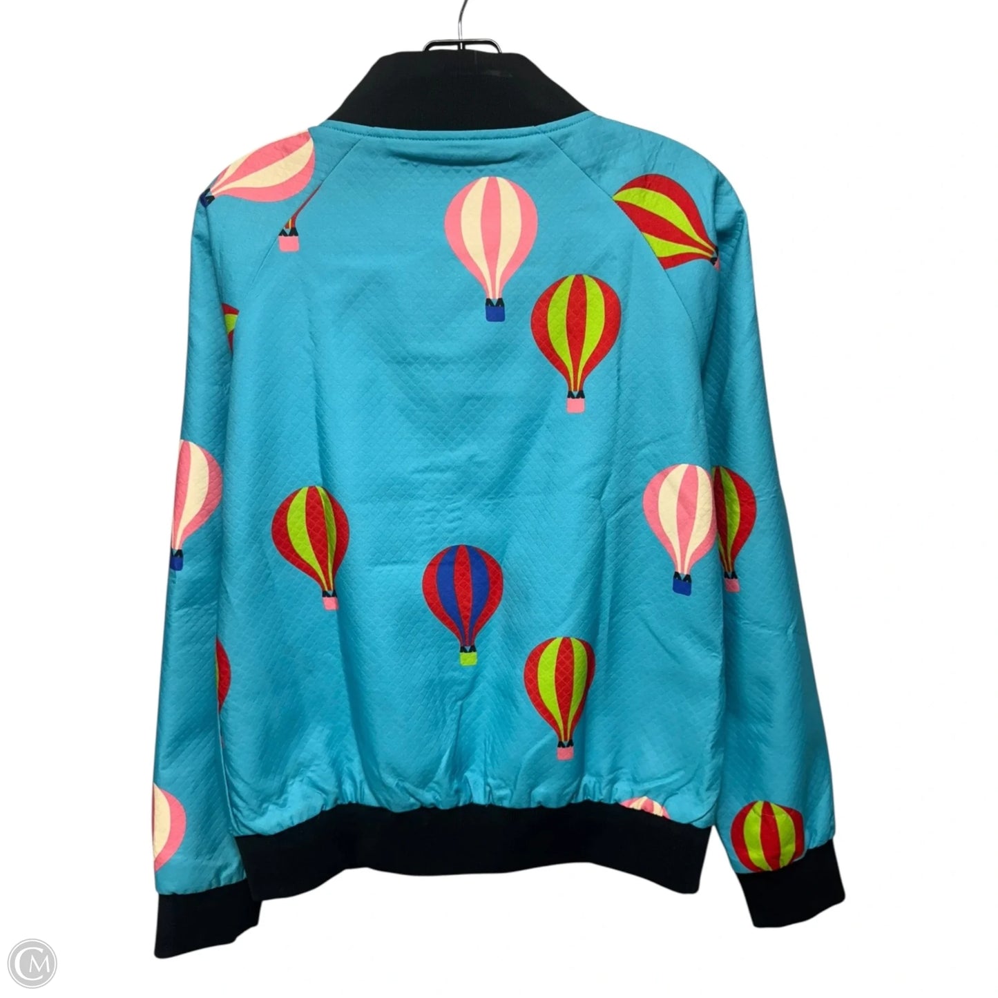 Hot Air Balloon Jacket By Kling In Teal, Size: L