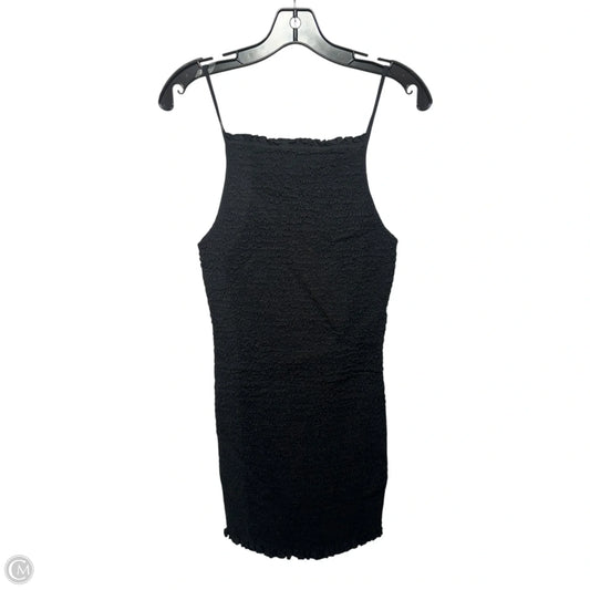 Smocked Dress Casual Short By Free People In Black, Size: L