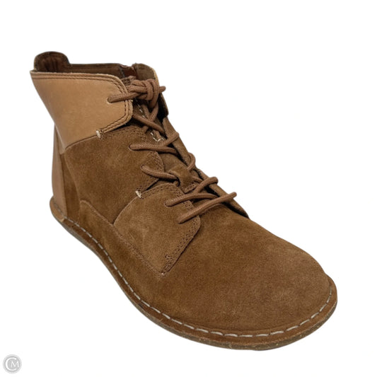 Athletic Top Long Sleeve Collar By Under Armour In Blue, Size: Xs