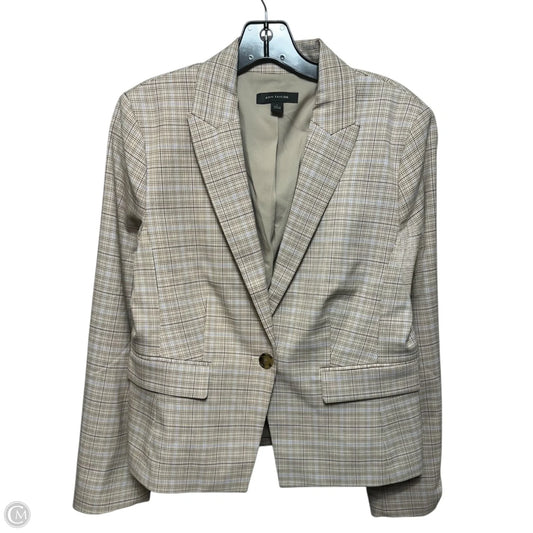 Blazer By Ann Taylor In Plaid Pattern, Size: 6