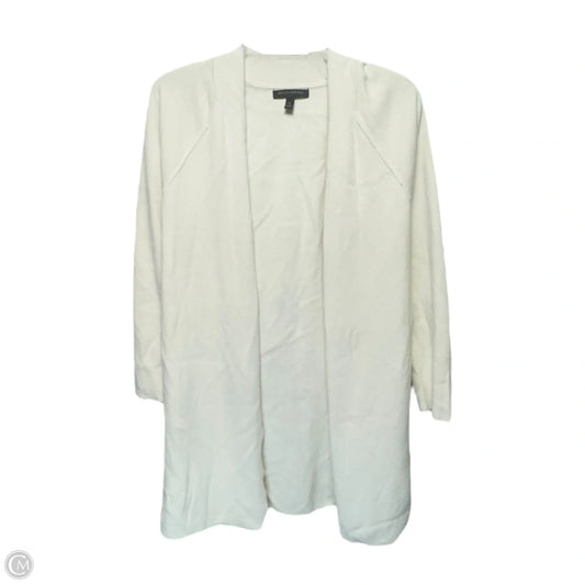 Sweater Cardigan By Banana Republic In Cream, Size: M