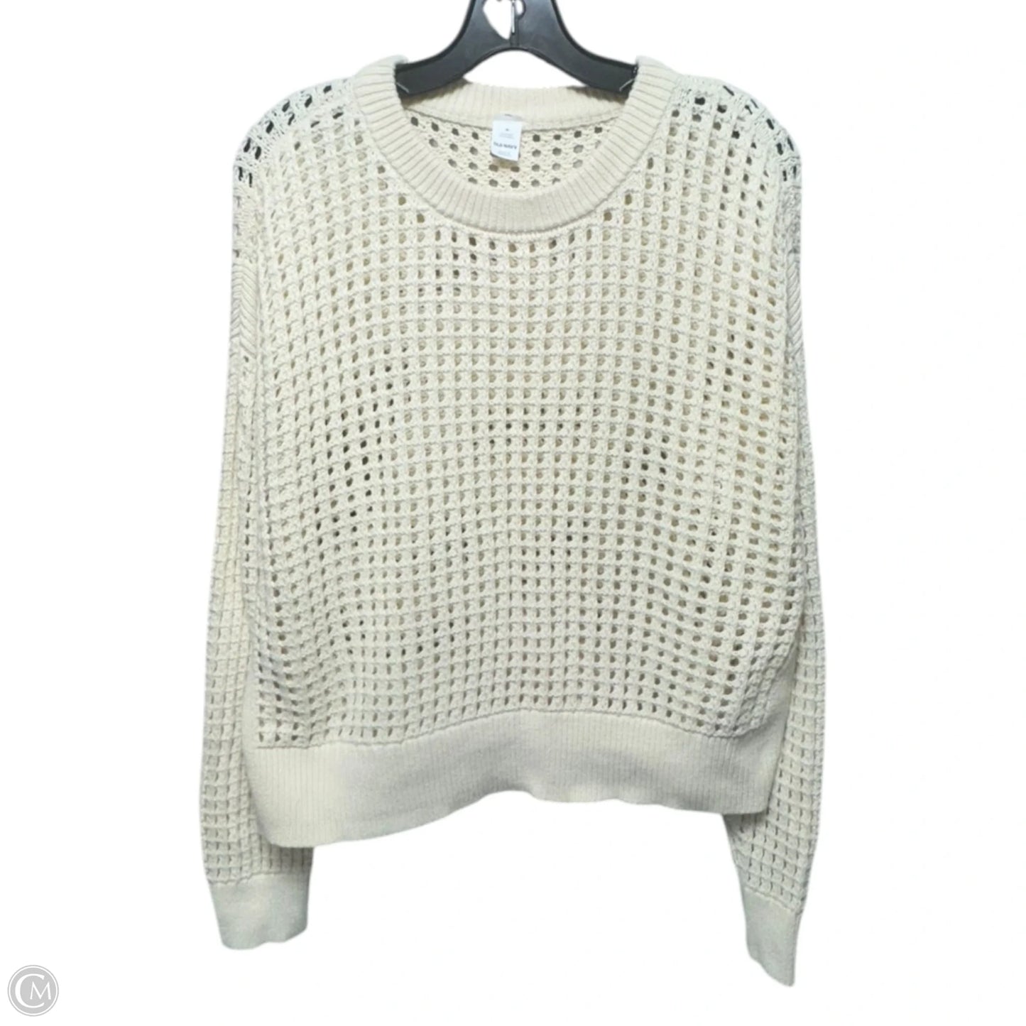 Sweater By Old Navy In Cream, Size: M