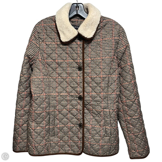 Jacket Puffer & Quilted By Lauren By Ralph Lauren In Multi, Size: L