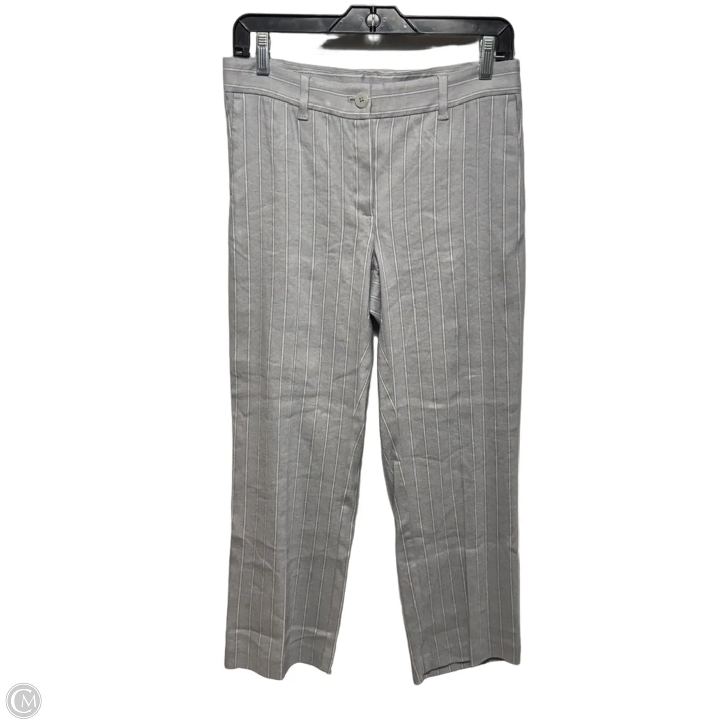 Linen Stretch Pants Dress By J. Jill In Striped Pattern, Size: 4