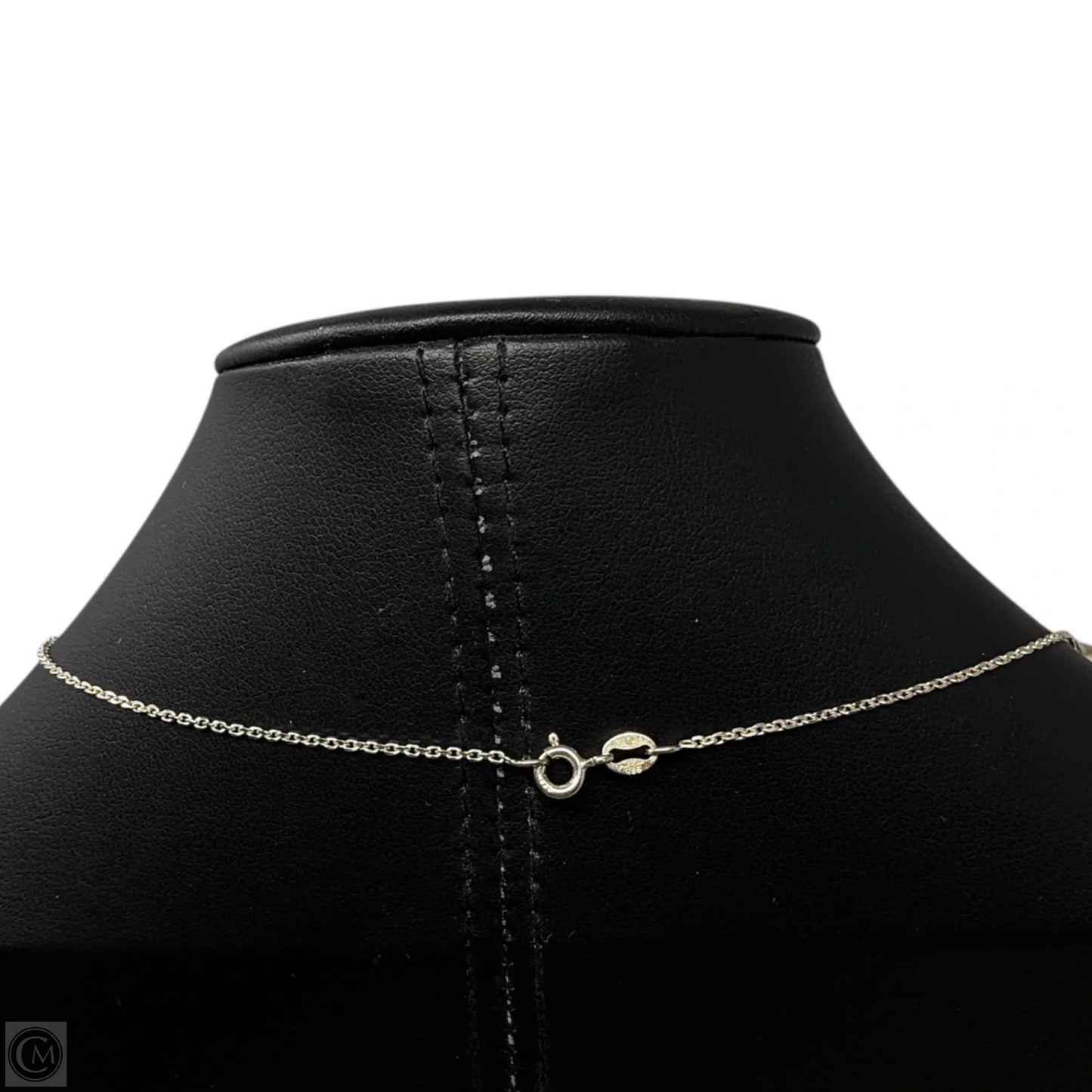 Sterling Silver & Onyx Oval Halo Pendant Necklace