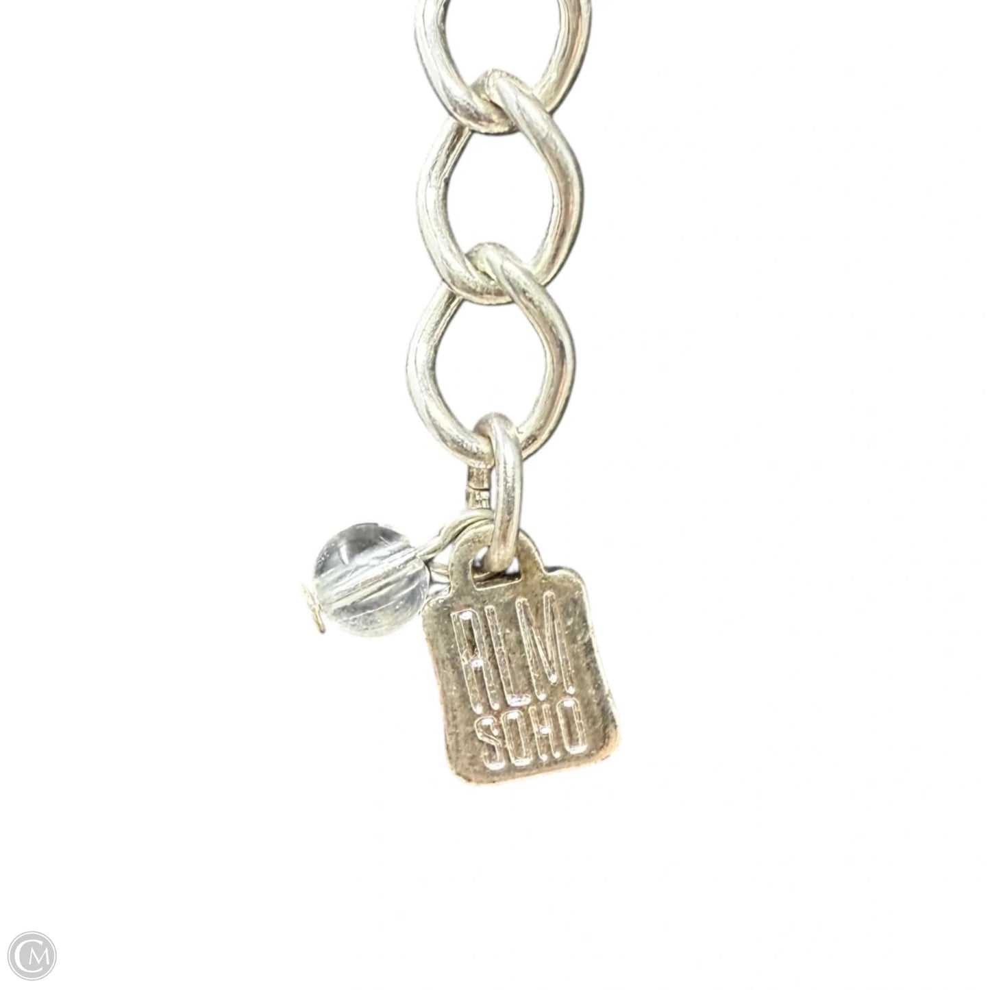 Crystal & Silver Tone Lariat & Y-drop Necklace By Robert Lee Morrison Soho