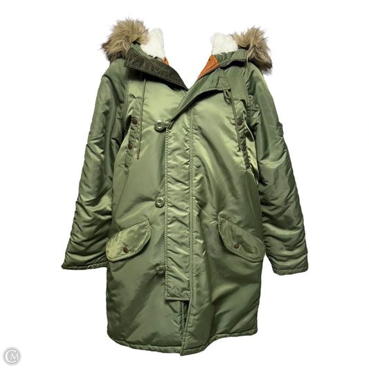 Coat Parka By American Eagle In Green, Size: S
