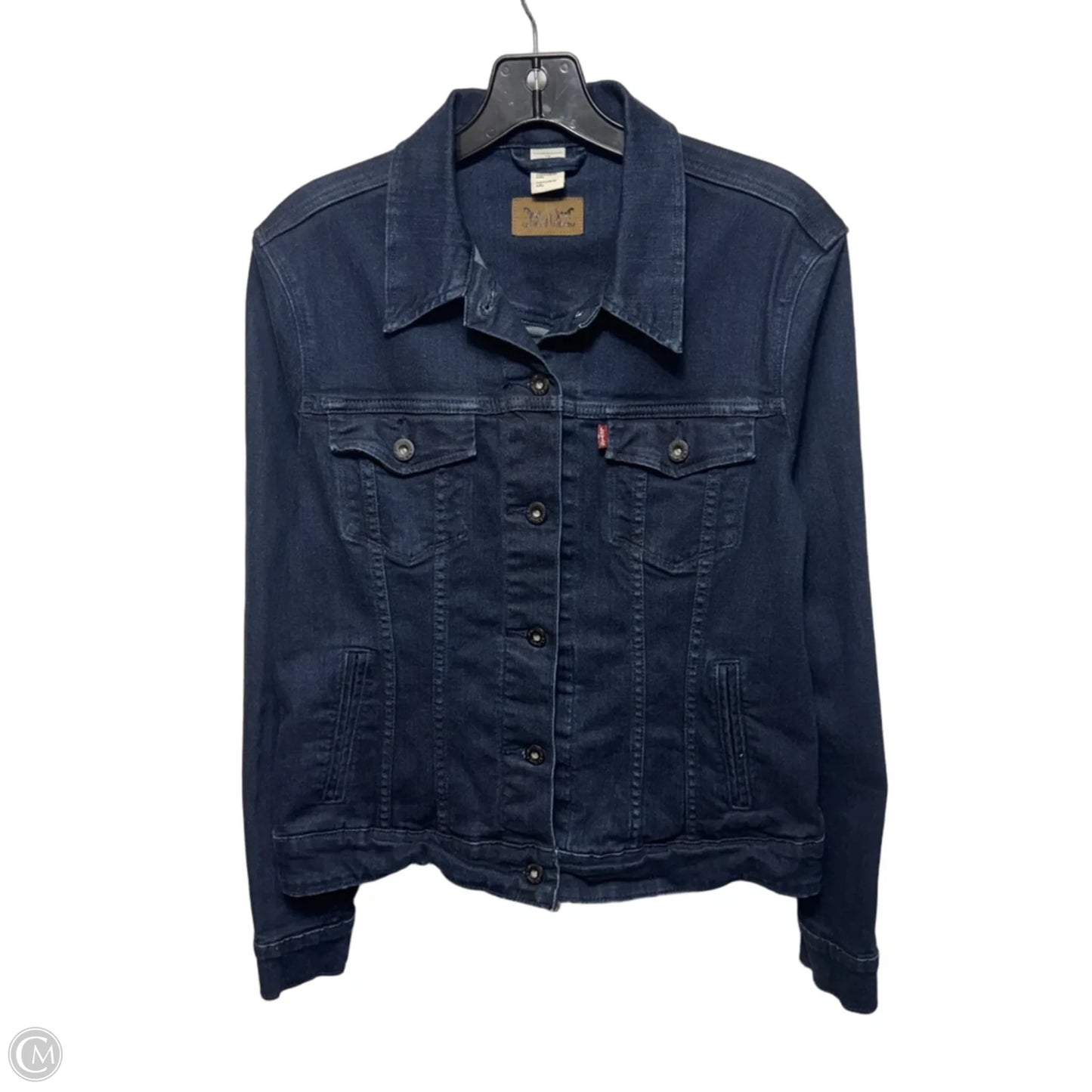Jacket Denim By Levis In Blue, Size: L