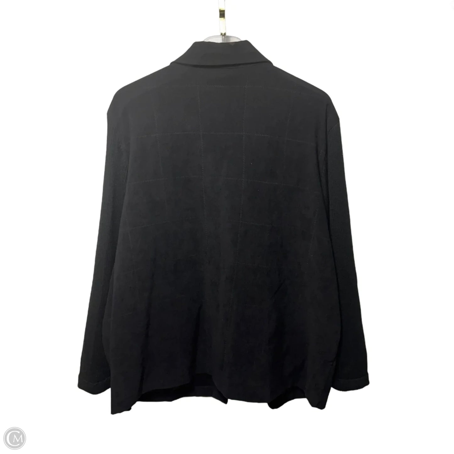 Jacket Shirt By Notations In Black, Size: 2x