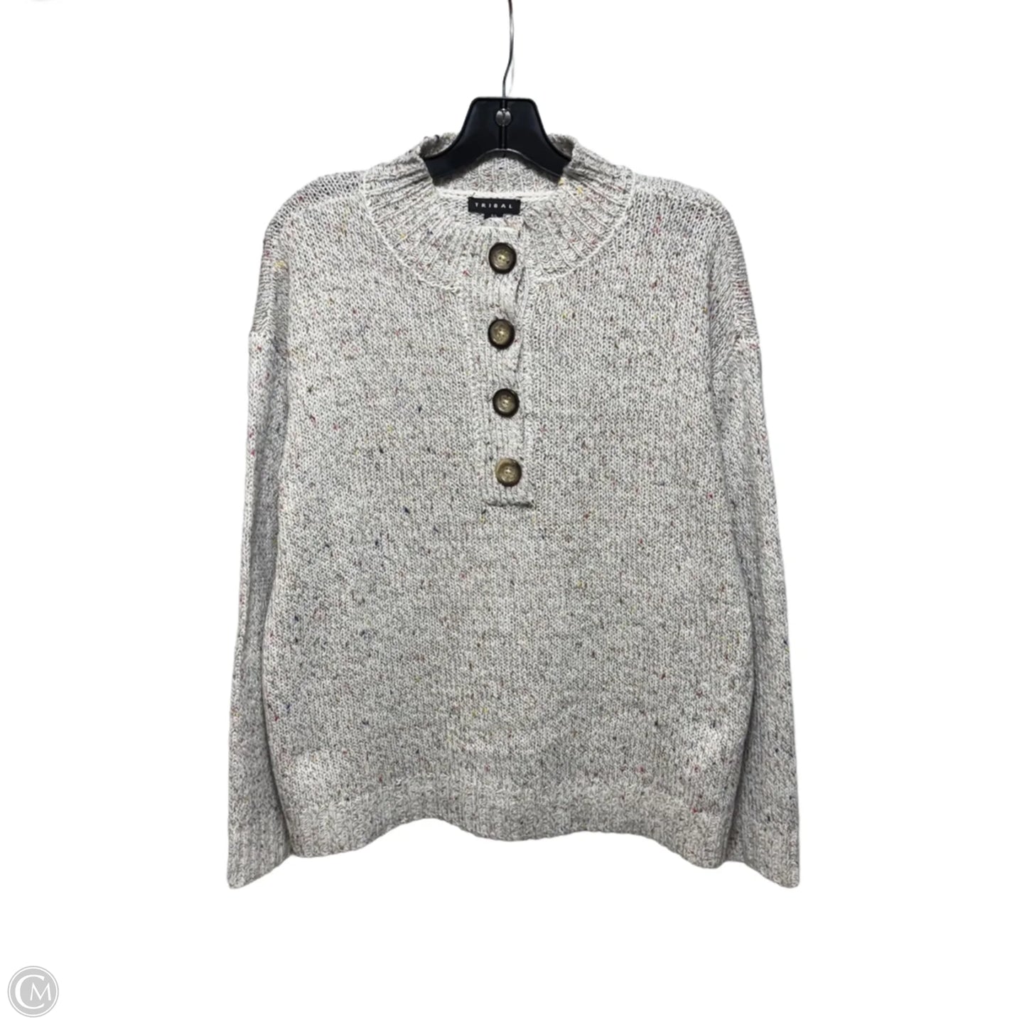 Sweater By Tribal In Multi-colored, Size: L