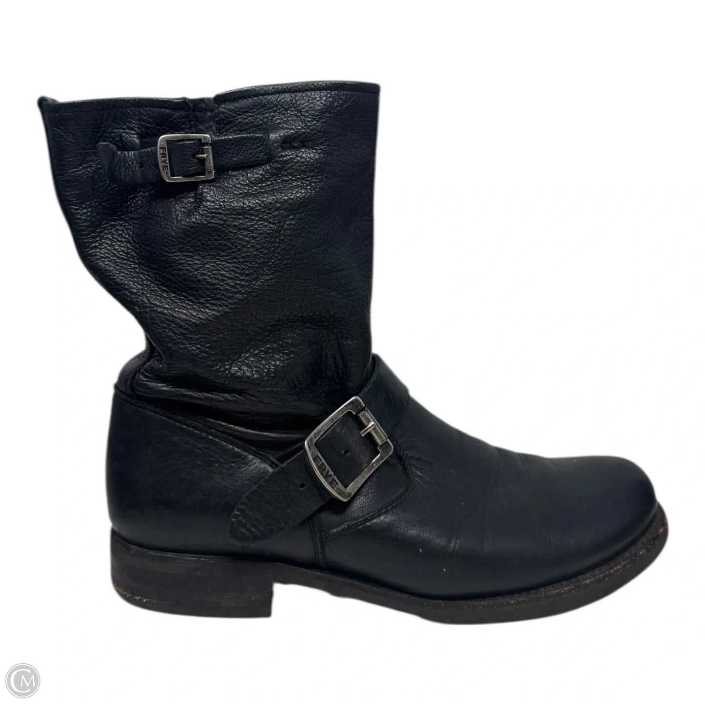 Boots Designer By Frye In Black, Size: 8