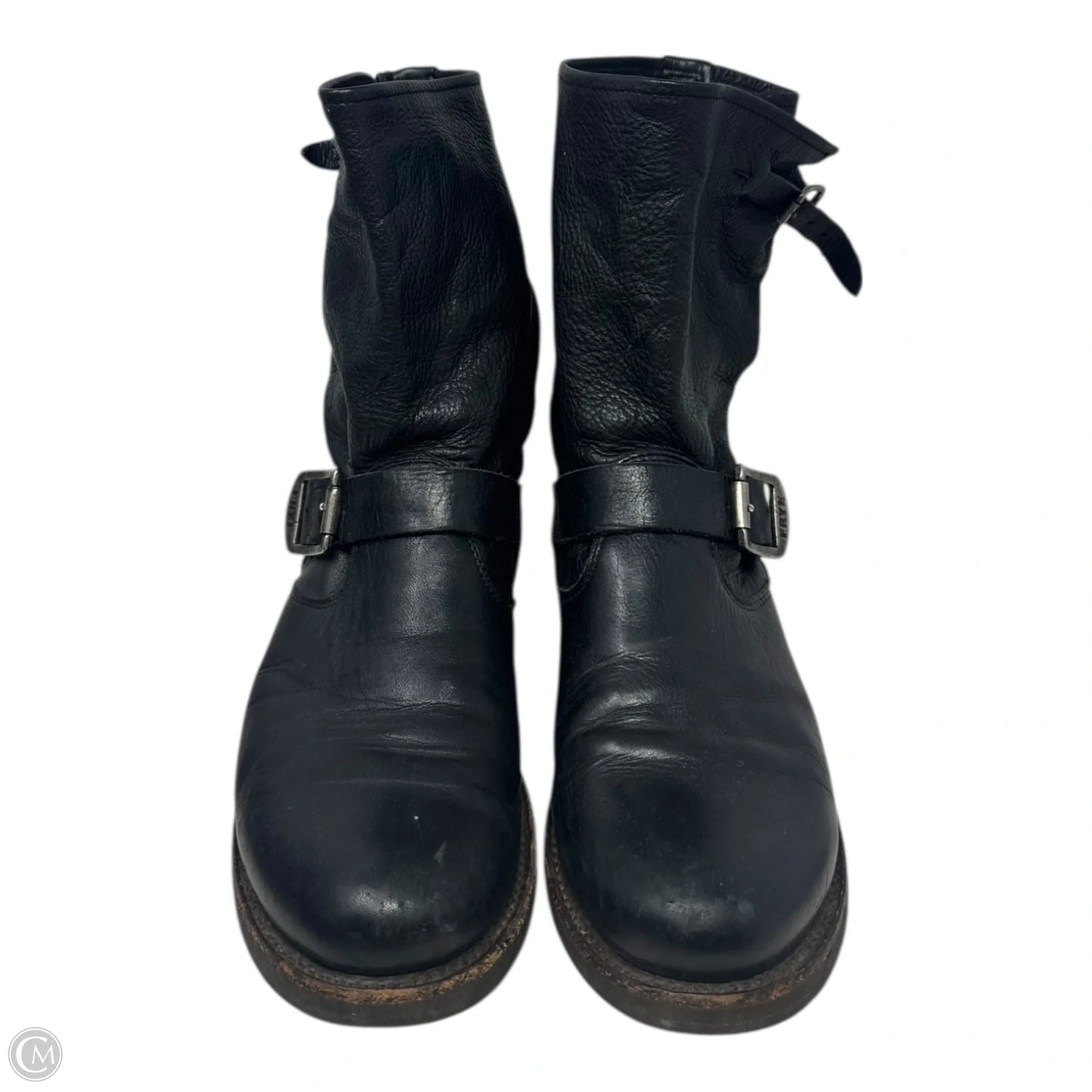Boots Designer By Frye In Black, Size: 8
