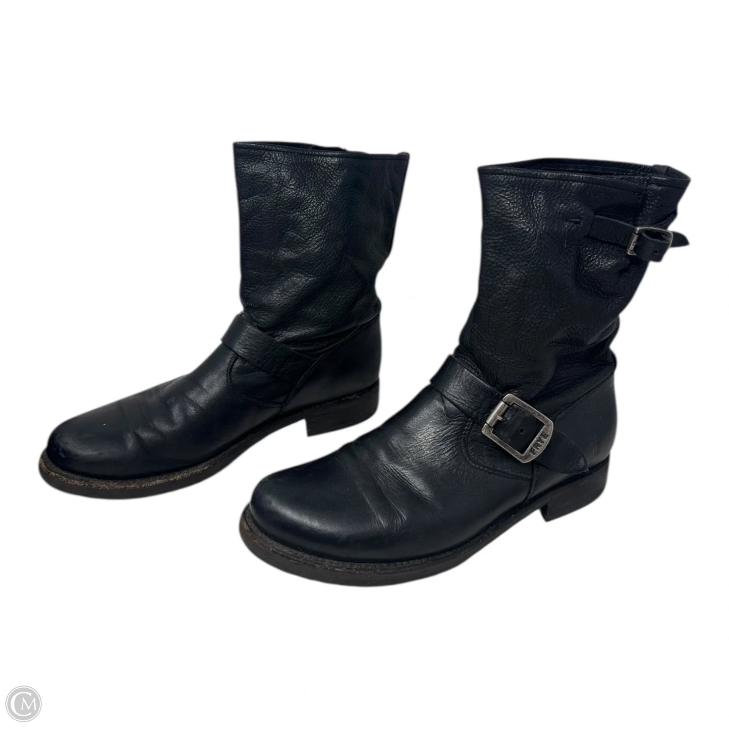 Boots Designer By Frye In Black, Size: 8